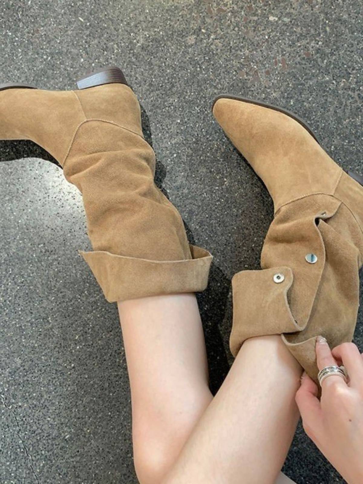 2024 Spring New Polaries Boot Boots Two Plasma Win Win, Niche Packing Boots Western denim boots, boots