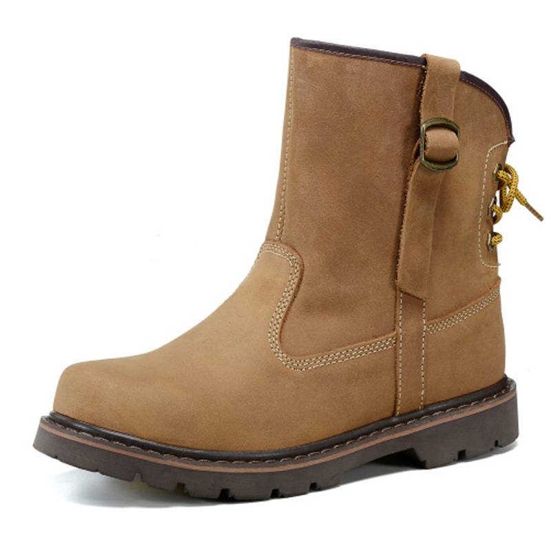 Cowhide men's boots Martin boots Mongolian horse boots breathable worker boots Knight boots leather car boots in leather boots women's shoes