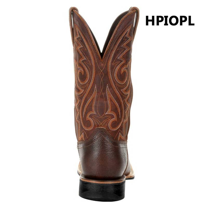 Spring and autumn new high -tube Chelsea boots and horse boots riding shoes men's motorcycle knight boots trend large size denim boots