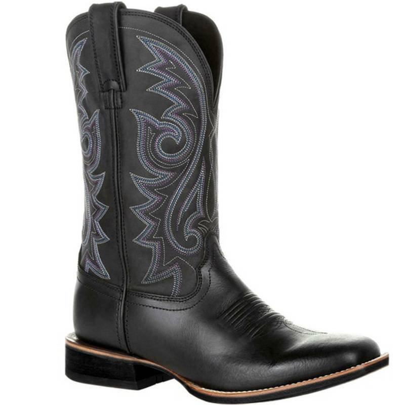 Spring and autumn new high -tube Chelsea boots and horse boots riding shoes men's motorcycle knight boots trend large size denim boots