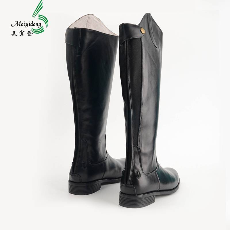 Head layer cowhide boots men 2022 leather boots zipper leather boots riding high boots British trendy equestrian boots