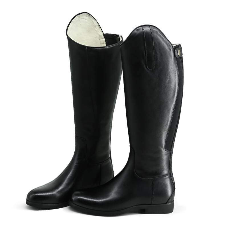 Professional equestrian equipment female riding boots men's boots contest training equipment with leather boots