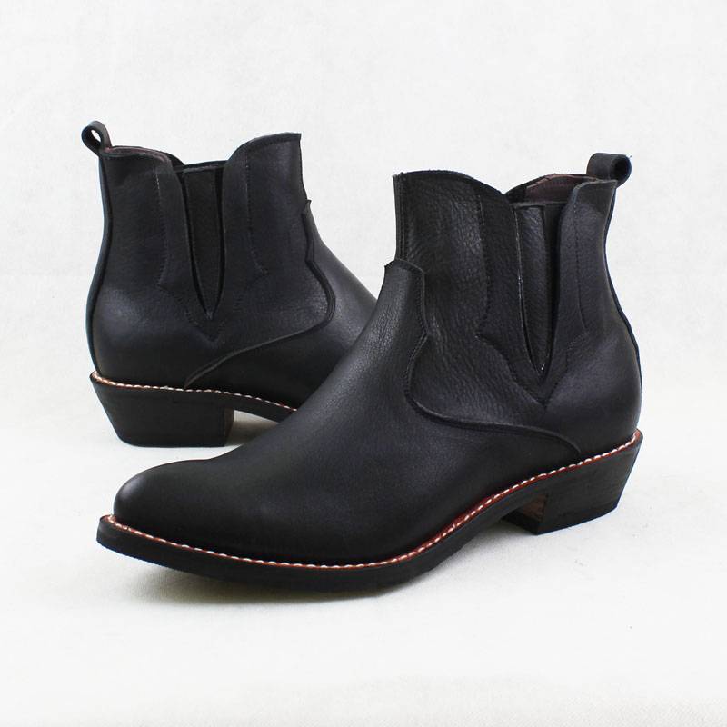 TB8600 Shenglianfang handmade sewing head layer cowhide American western denim boot boots knight boots men's boots