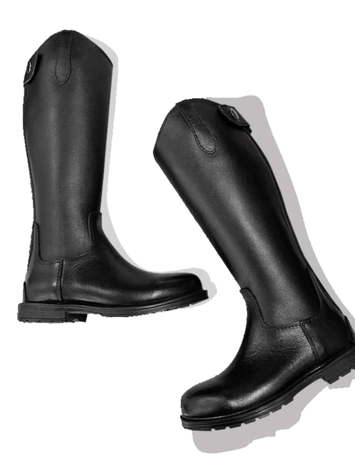 Professional children's leather equestrian boots breathable and comfortable obstacle competition boots long puppet equestrian boots riding equipment