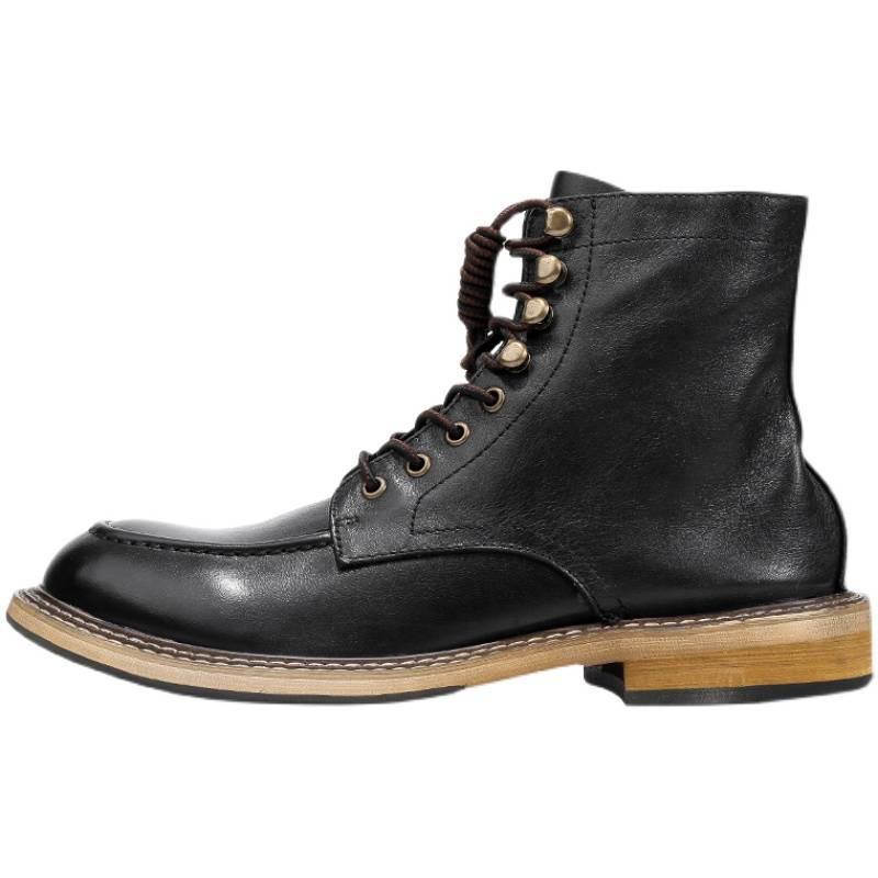 The limousine, Martin Boots Man, is a man with real boots and real boots