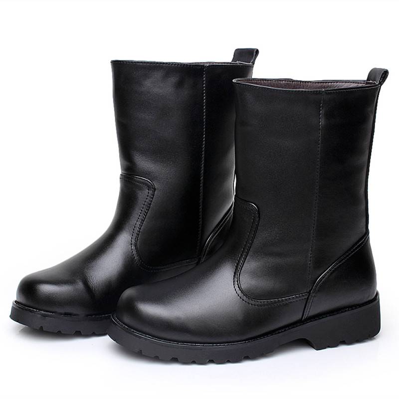 Furmop all -in -one whole cowhide snow boots men's waterproof cotton shoe boot boot