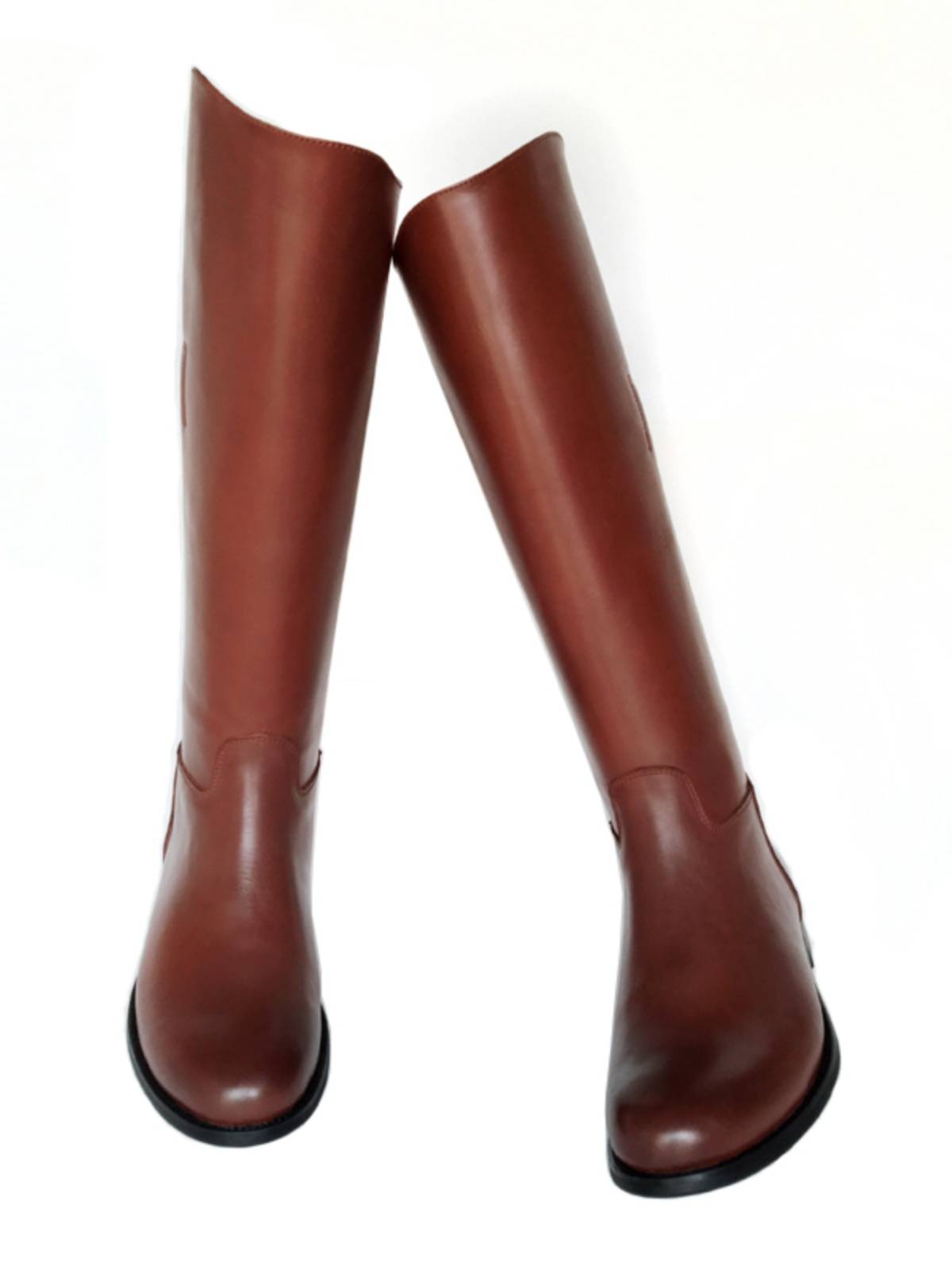 The first layer of cowhide instrument boots professional equestrian horses boots boots, knights, horse boots horses, high tube men and women leather boots