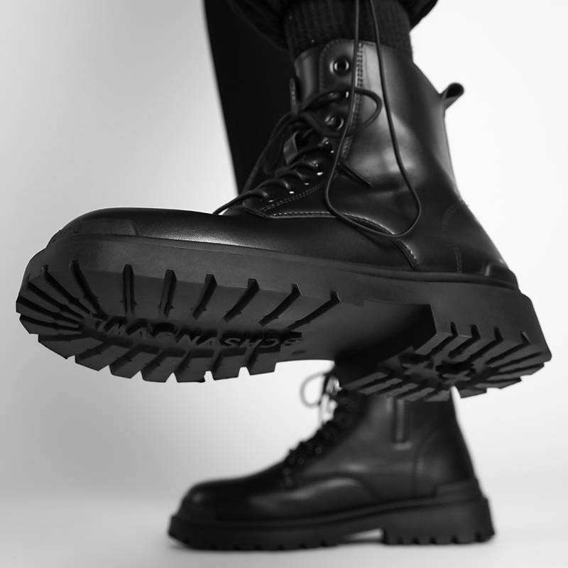 Martin Boots Man, Summer Black Worker, British Wind Rover Boots Man, Slut and Fowl warm cotton boots