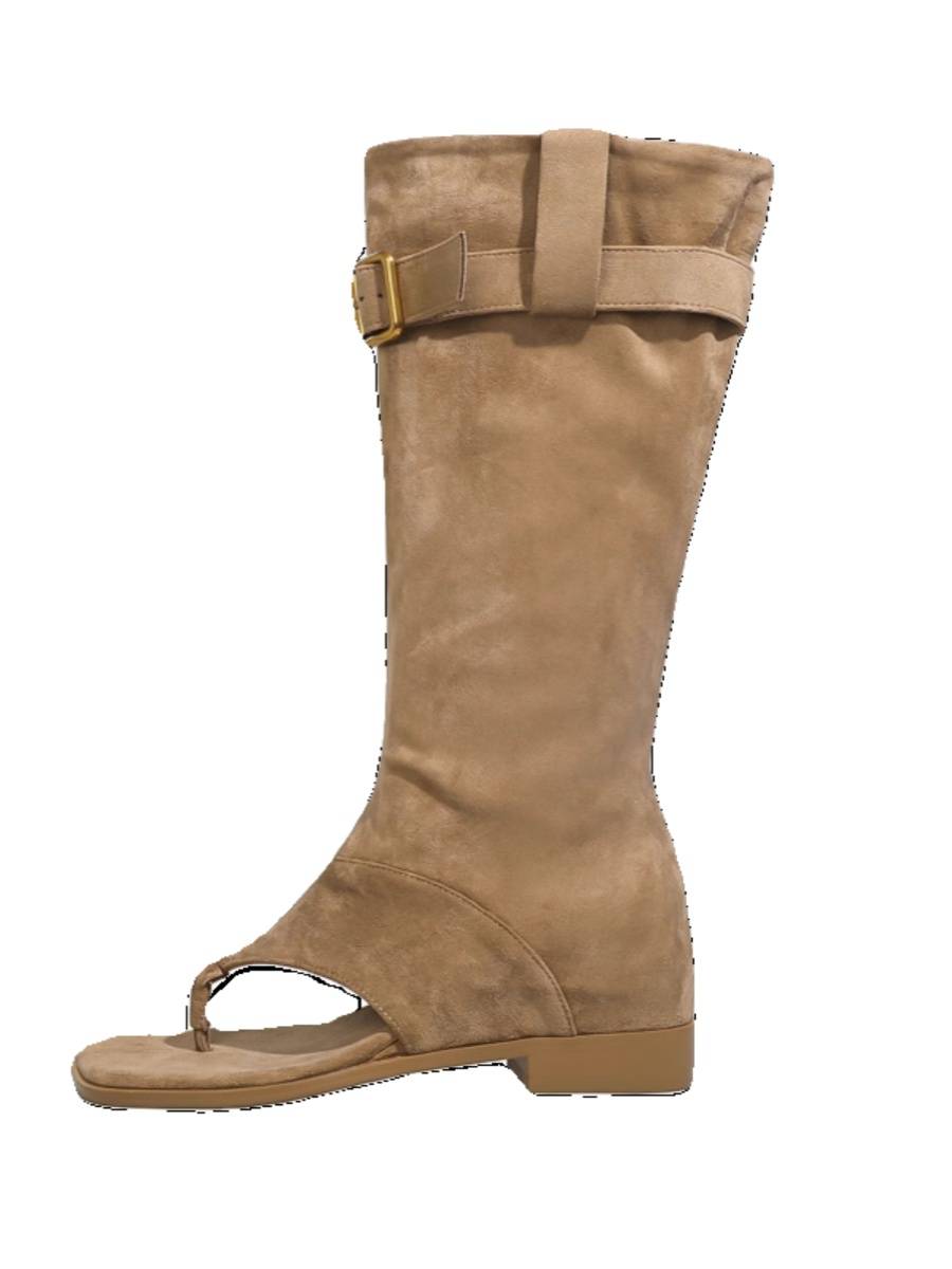 Marad Ludo -toe Boot Slope Slope Raiders Bohemian Beach Roman Sandals High -level Sensory Boot Summer