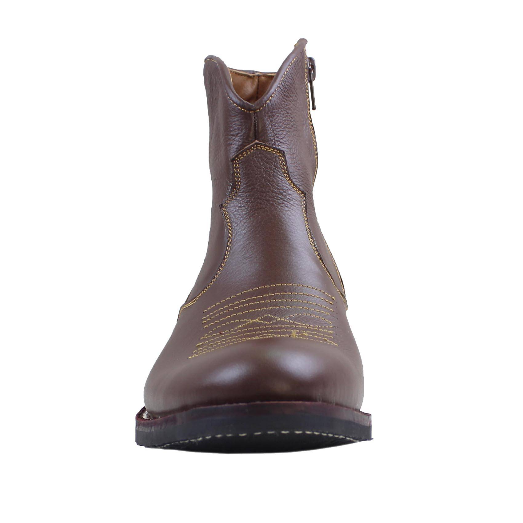 TB1510 Western denim boots men's horse boot boots round -headed Martin men's boot Shenglianfang manufacturer direct sales handmade shoes