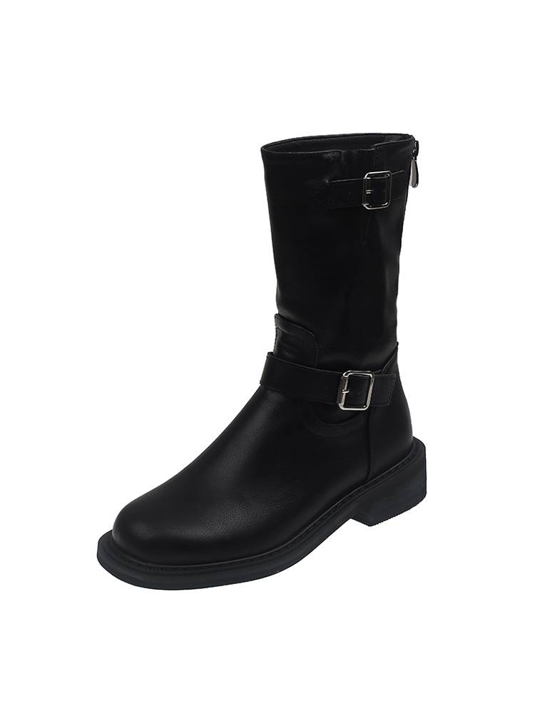 Martin Boots' New Fall 2023 with brown western cowboy boots belts on