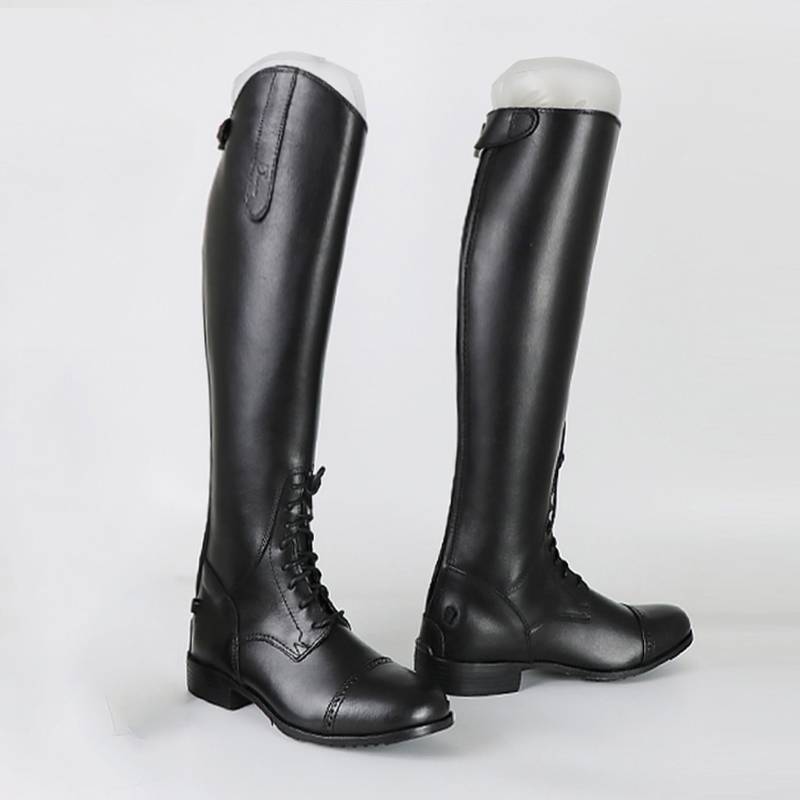 Professional custom equestrian boot boots boots, cowhide boots barriers, eight -foot dragon horses, men's and women's horse riding costumes