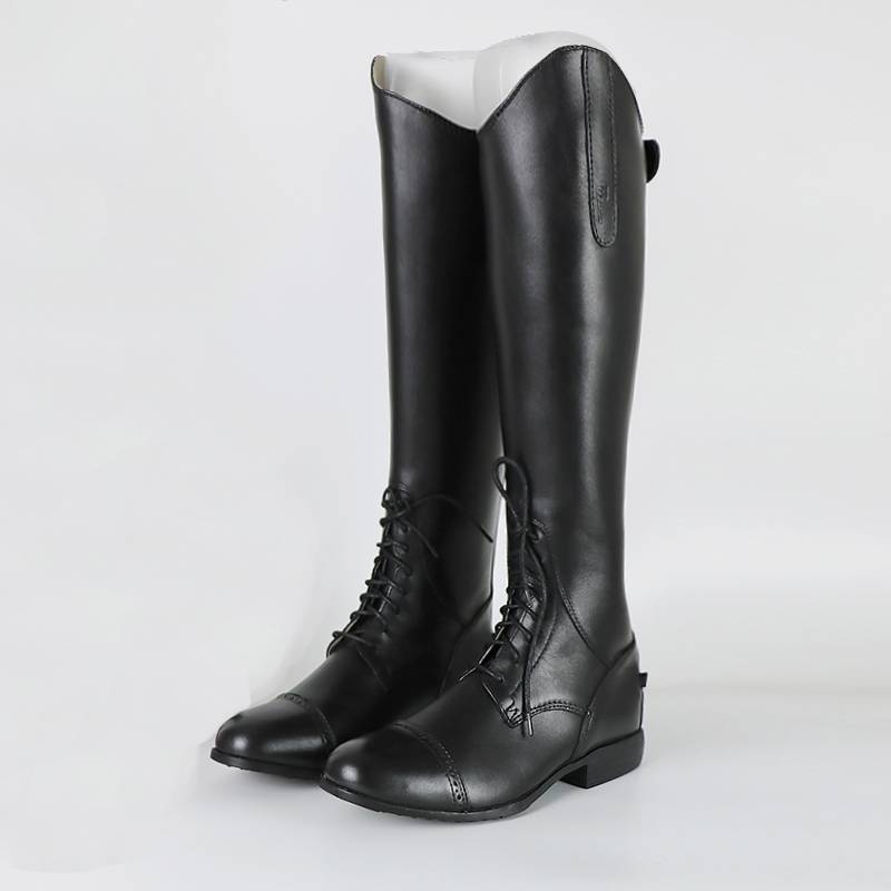 Professional custom equestrian boot boots boots, cowhide boots barriers, eight -foot dragon horses, men's and women's horse riding costumes