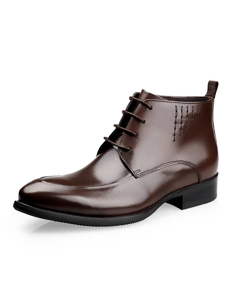 VQGT Broken Clear Clear Clear Leather Boots Men's Short Boots High -Glore Ueiner Leather Pacific Male Boots Martin Boots Chelsea Boots