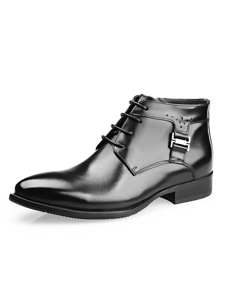 VQGT Broken Clear Clear Clear Leather Boots Men's Short Boots High -Glore Ueiner Leather Pacific Male Boots Martin Boots Chelsea Boots