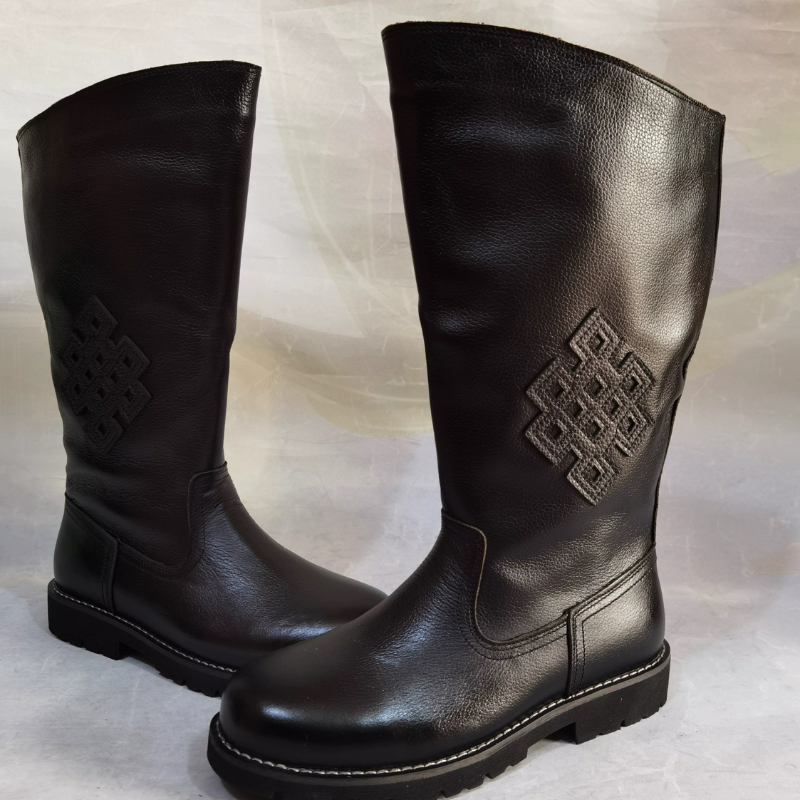 Four Seasons Martin Boot Men's Boots Mongolian Elements High Caps Boots Cowhide Men's Leather Boots Men's Pure Cowcomy
