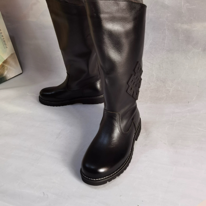 Four Seasons Martin Boot Men's Boots Mongolian Elements High Caps Boots Cowhide Men's Leather Boots Men's Pure Cowcomy