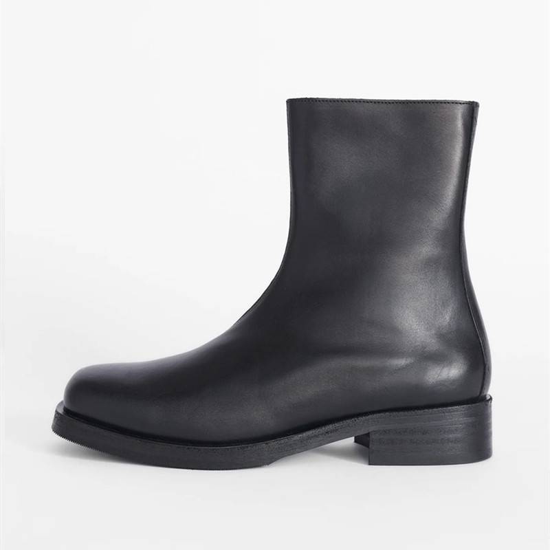 Our LegaCy Black Martin Boots Termid Cherry Boots Simple High -end Short Boots Men and Women Same