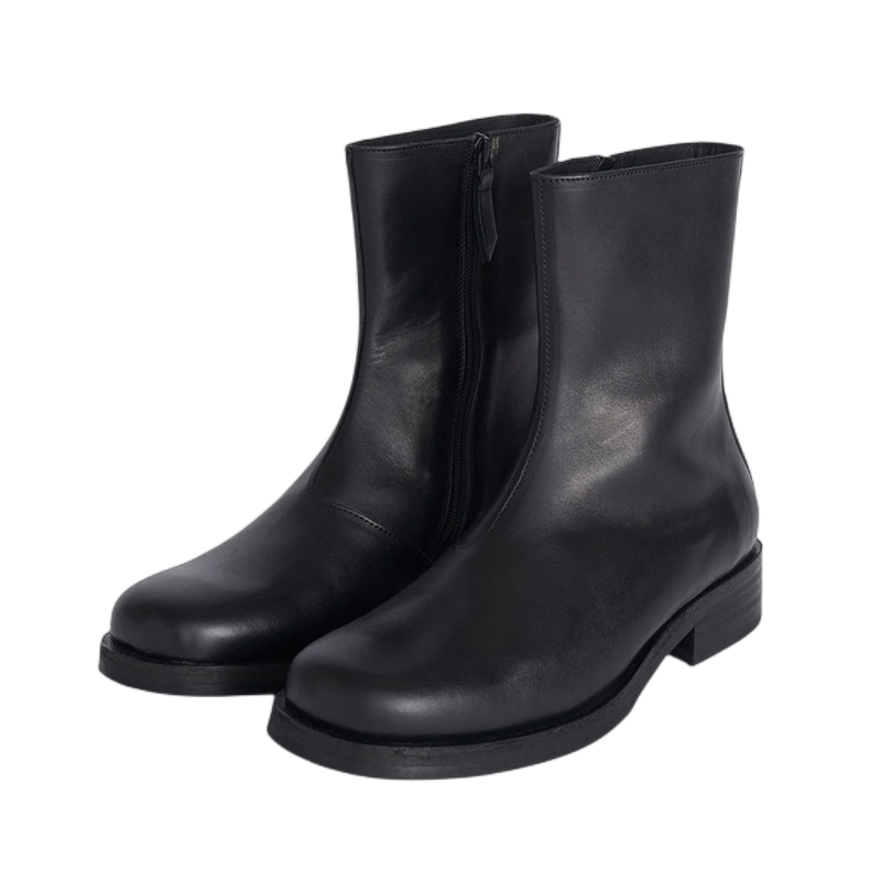 Our LegaCy Black Martin Boots Termid Cherry Boots Simple High -end Short Boots Men and Women Same