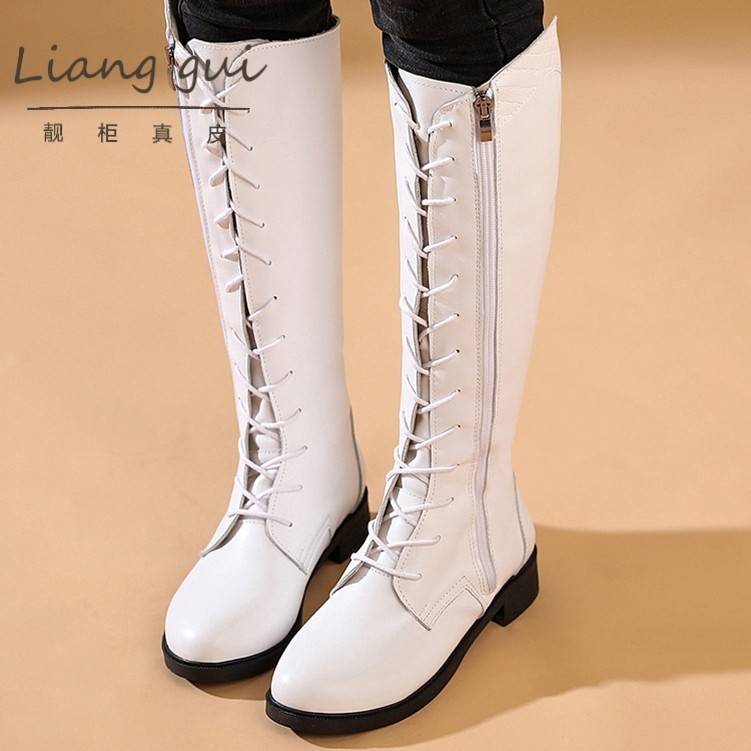 Professional Equestrian Boots Children's Autumn and Winter Equestrian Boots Female Riding Boots Men's Boots Cow Pacific Capsule Knight Boots High Boots
