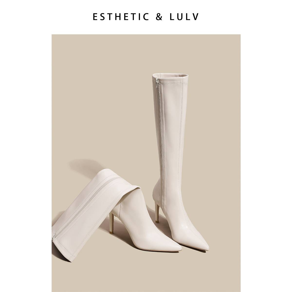 Pointed high -heeled boots female thin heel high boots long boots female knight boots black high -heeled shoes 2024 new model