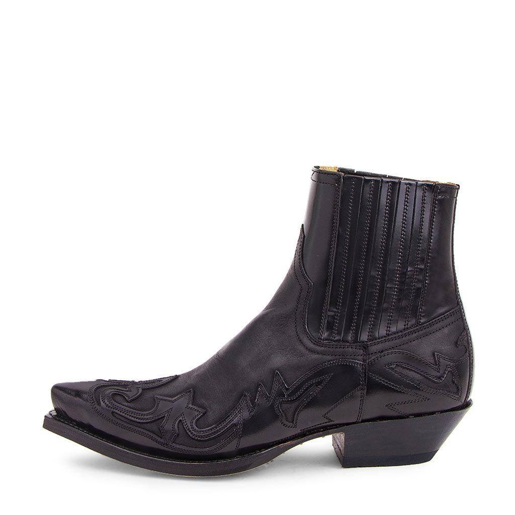 Men and women's pointed high -heeled western denim boots Wetboy Boots Men Women Shoes