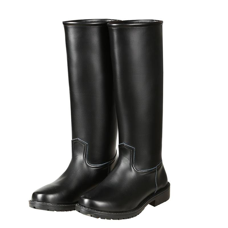 Men's High Boots Knight Equestrian Boots Long Boots Flag Raise Guard Boot Boots Men and Winter Autumn and Winter Yinglun Cotton
