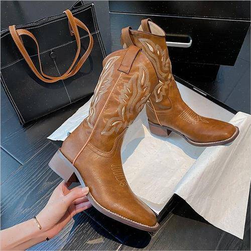 Western cowboy boots Knight boots boots boots