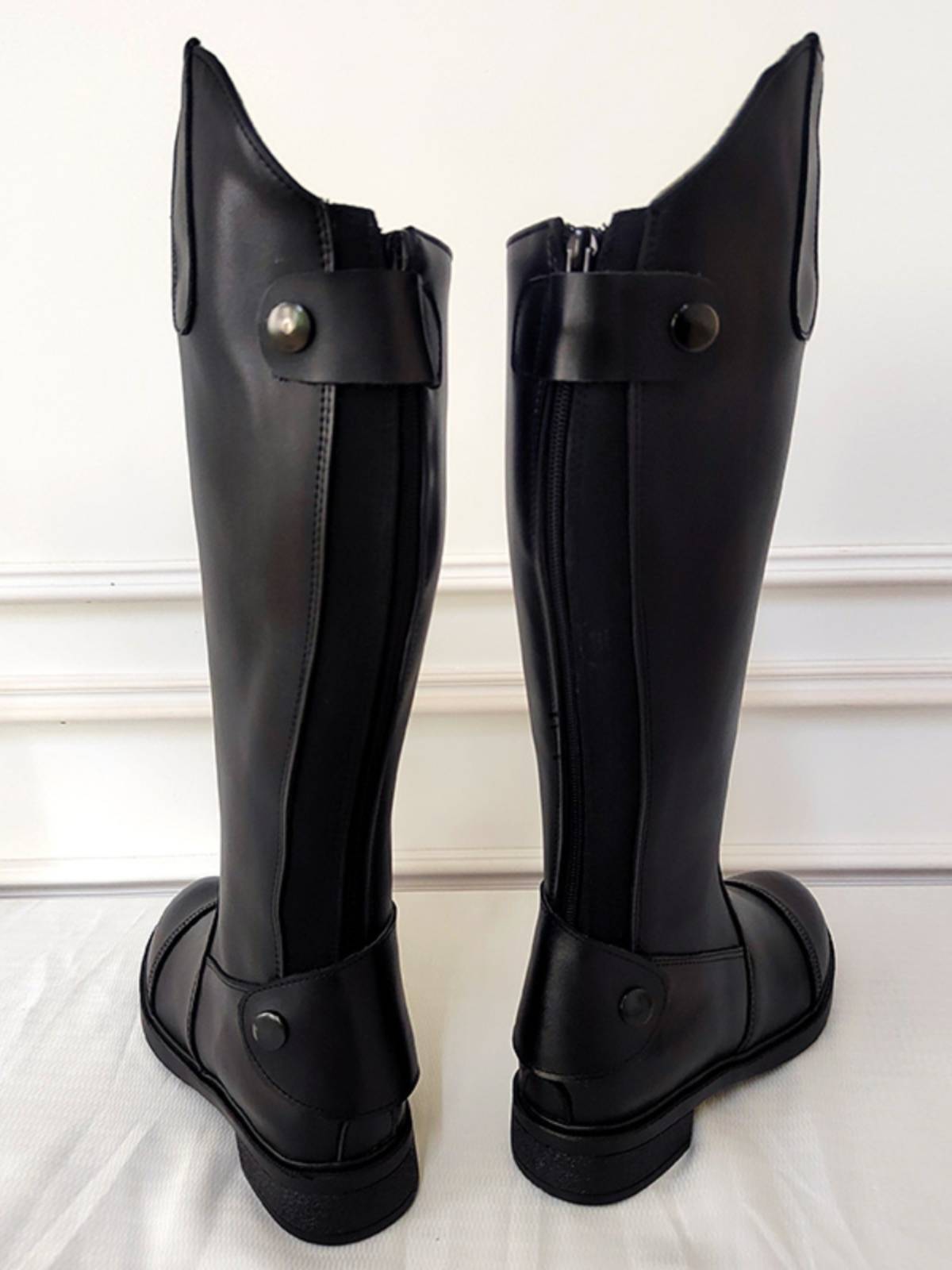 Professional Equestrian boots high -tube ultra -fiber -wear -resistant knight boots, equestrian rider competition equipment riding boots