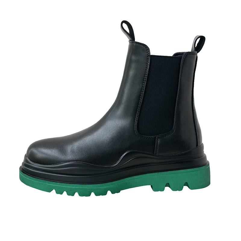 British style Pipchelci boots men's tide high -end smoke boots men's green bottom Martin boots high -top black autumn