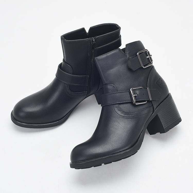 Grand factory just produced Mexican PIN brand original single British double belt buckle thick heel fashion short boots