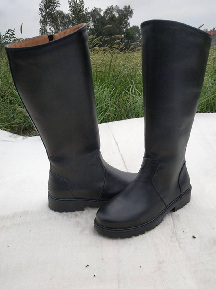 British high horse boots riding ride boots, men's and women's hair boots, flag -raised flag -raised flag -raising boots, long cylindrical knight equestrian motorcycle boots