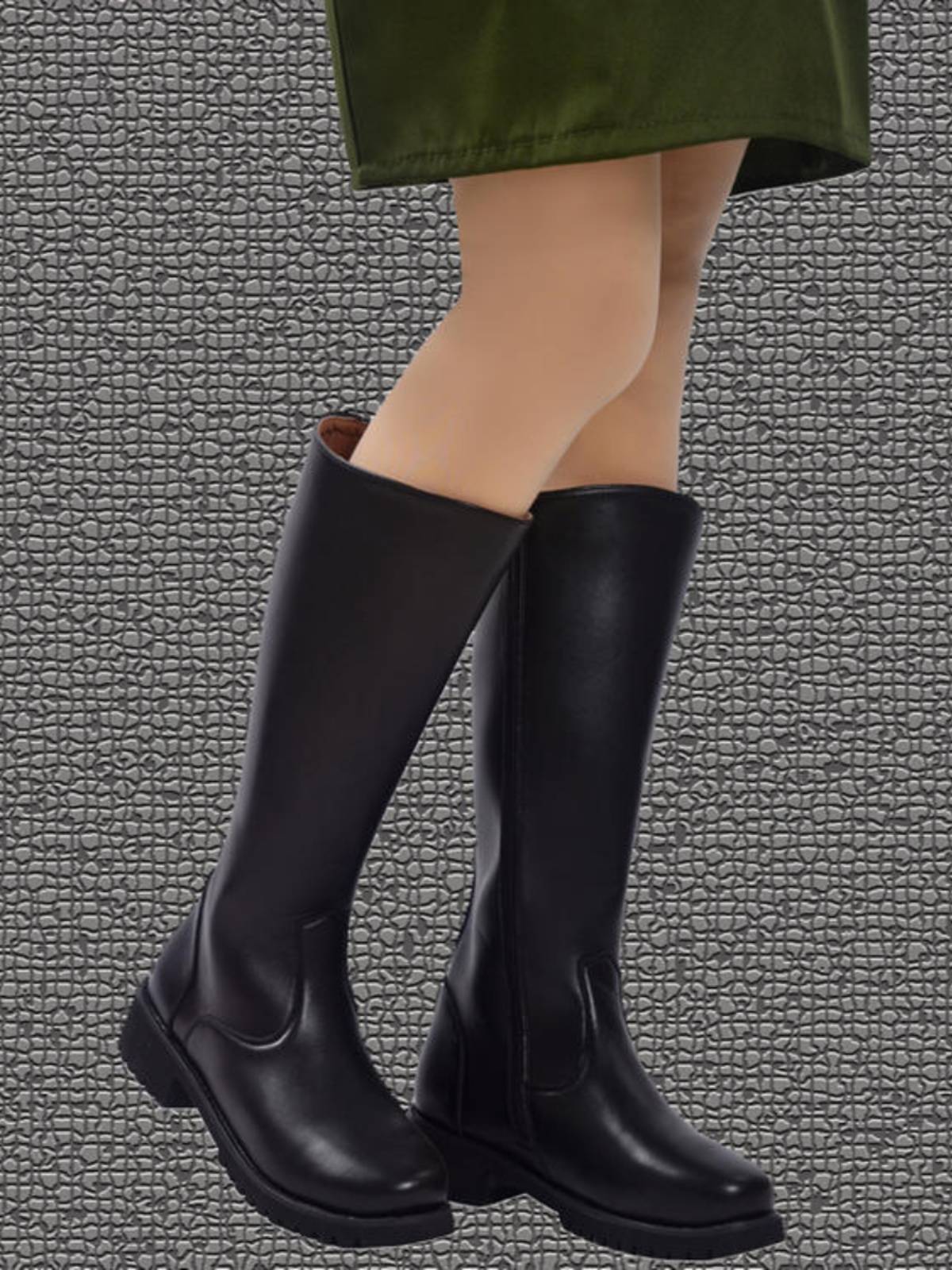 British high horse boots riding ride boots, men's and women's hair boots, flag -raised flag -raised flag -raising boots, long cylindrical knight equestrian motorcycle boots