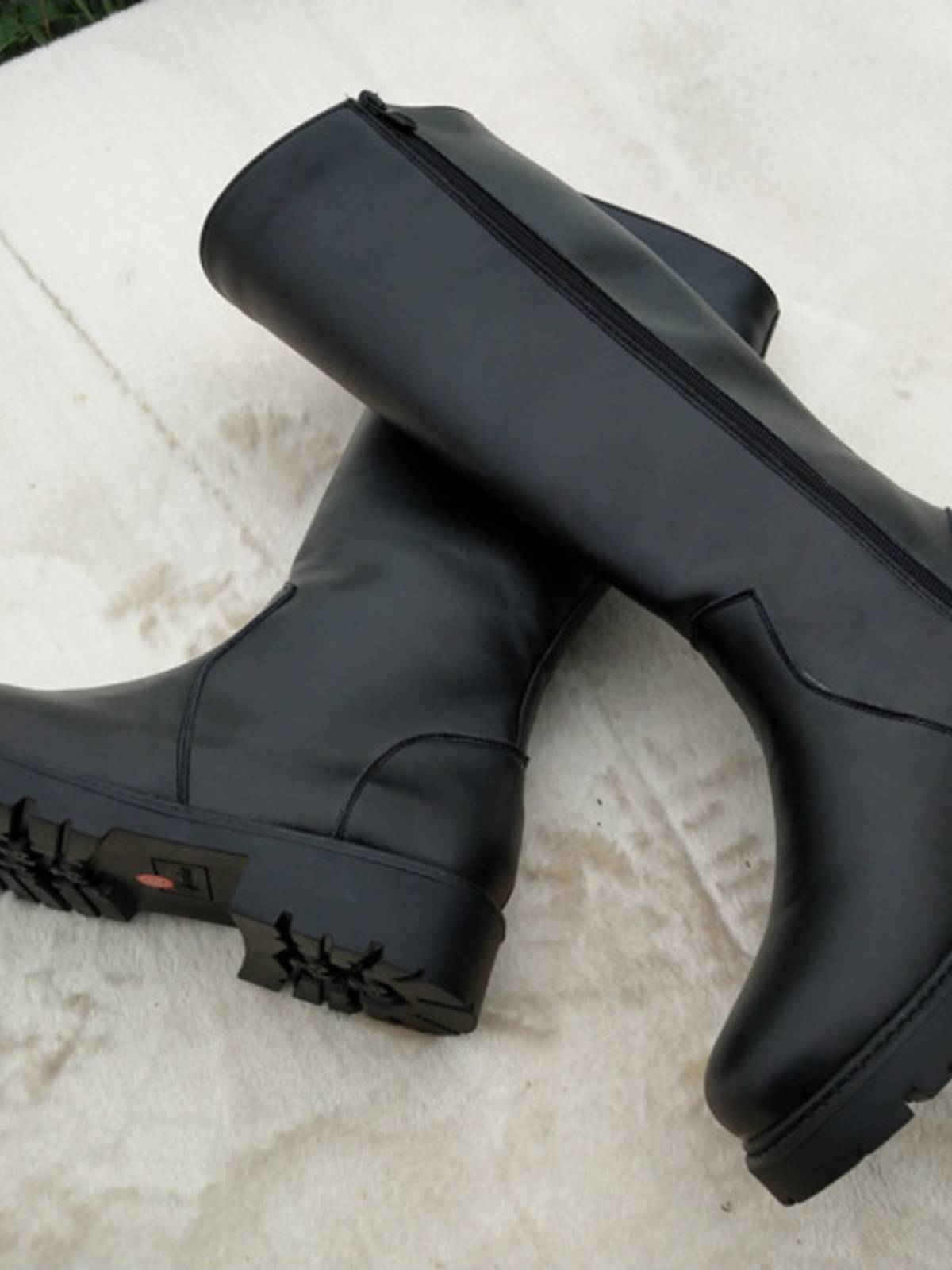British high horse boots riding ride boots, men's and women's hair boots, flag -raised flag -raised flag -raising boots, long cylindrical knight equestrian motorcycle boots