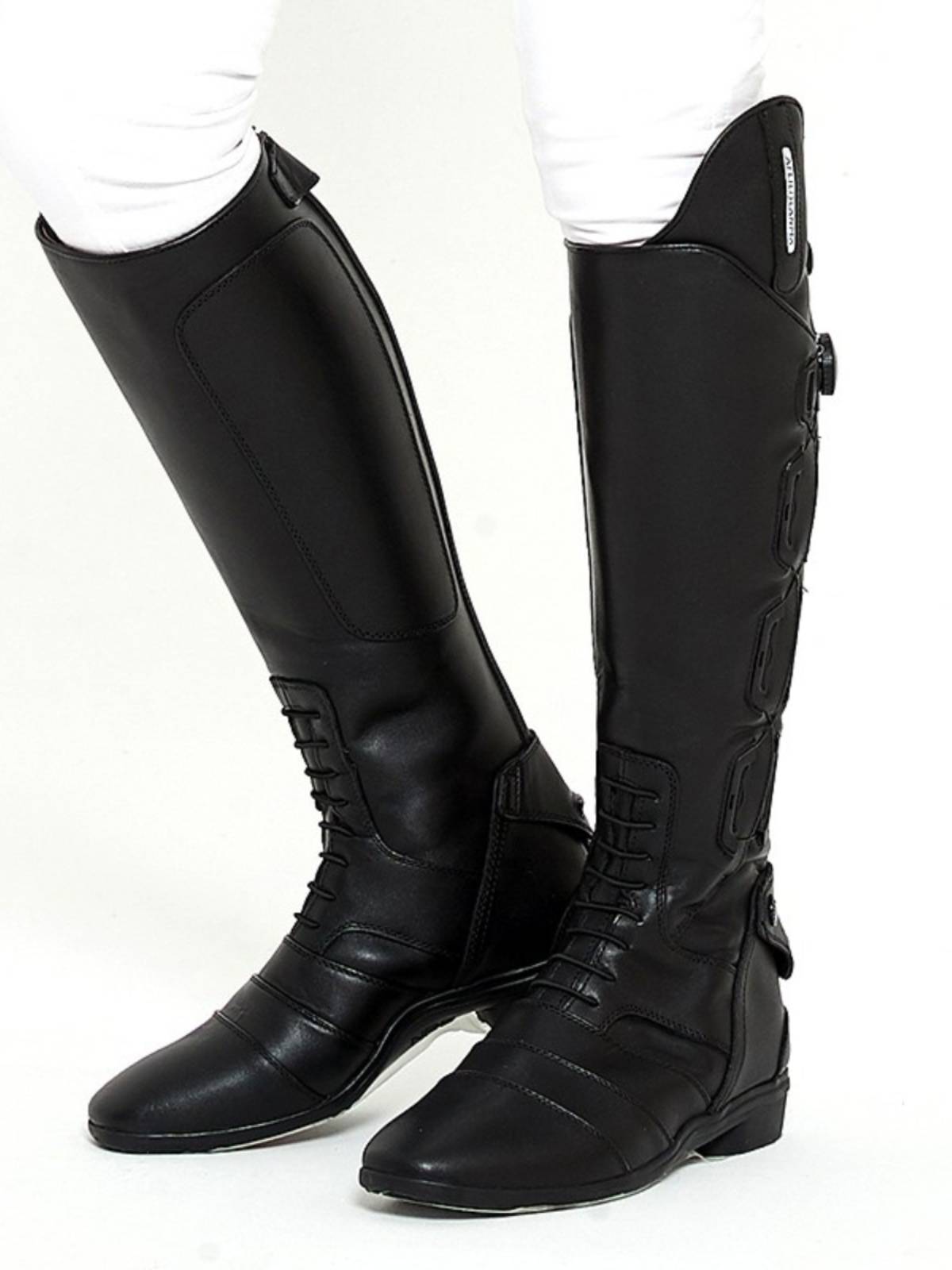 French imported pure leather psoria -h equistic equipment can adjust the legs ride ride competition training barrier boots boots