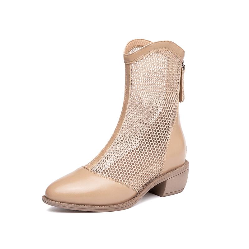 Martin Boots Girl, 2024, new net veil, small, small, small, high-flicking, milk tea, hot-head boots