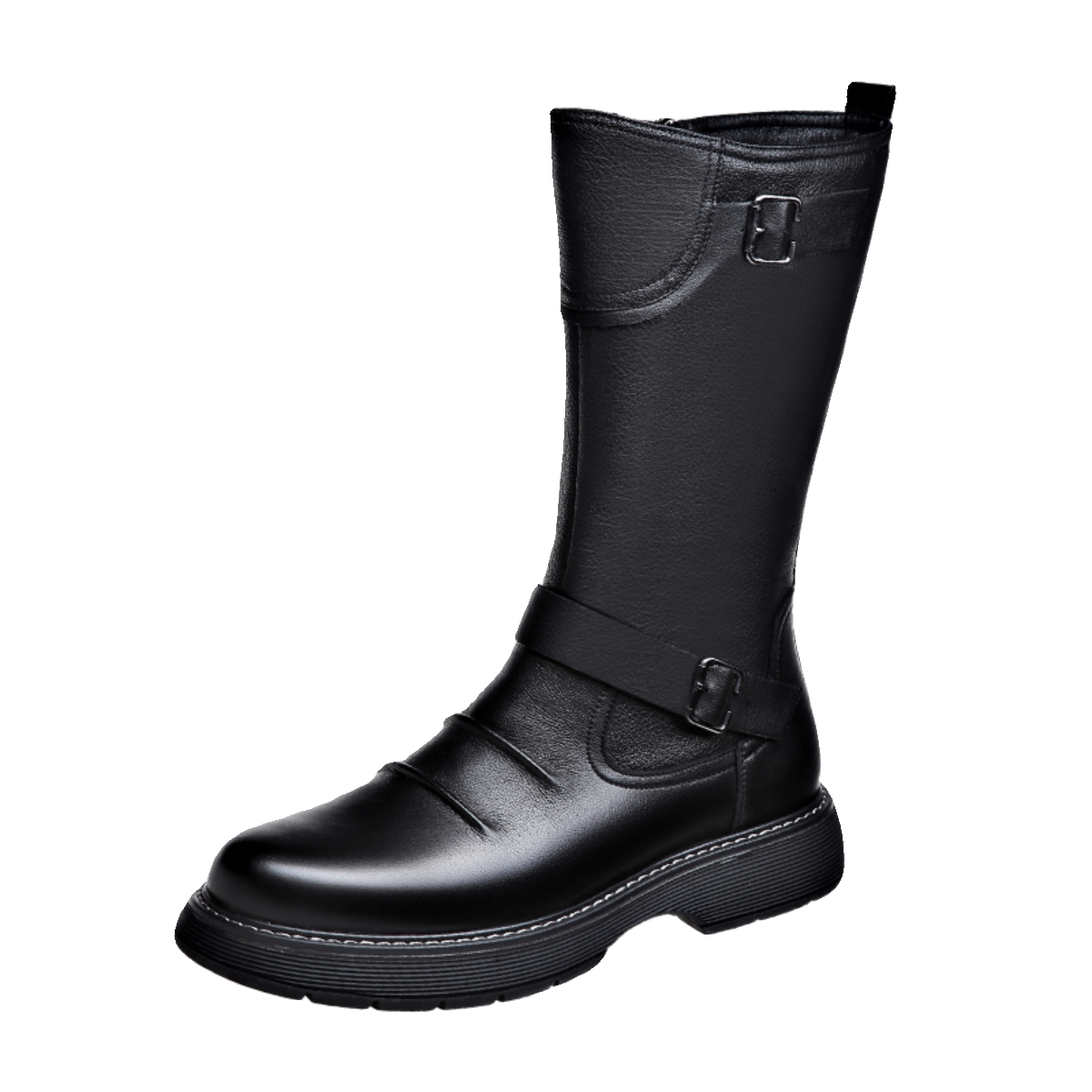 The dragonflies, with the Fuch Chelsea Boots and the Knights' Boots