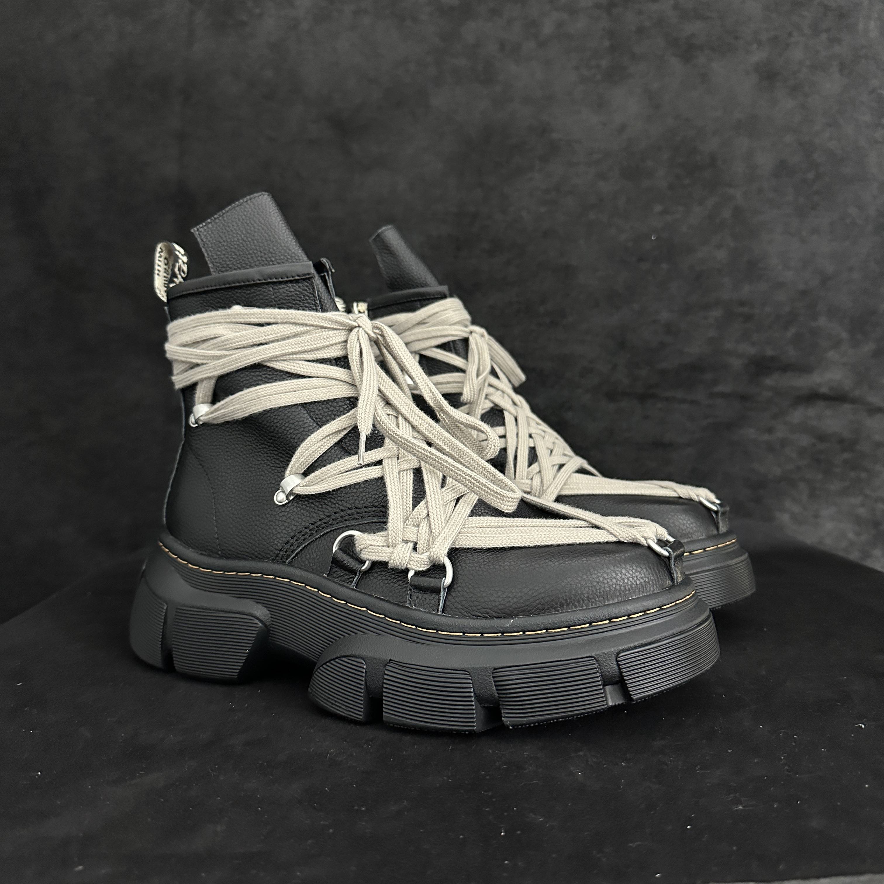 Black crazy straps