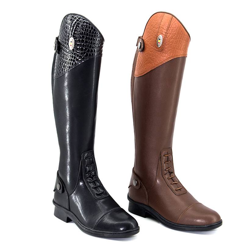 Professional cowhide equestrian boots, cowhide men and women riding leather boots men's and women's rider riding boots long boots
