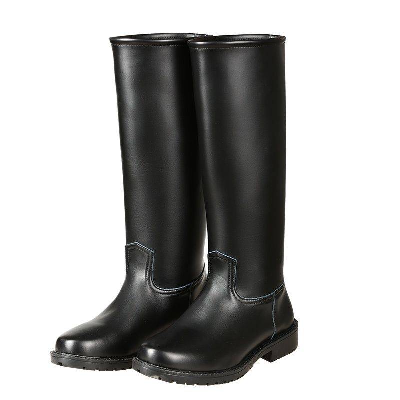 High boots on horses and boots and drums
