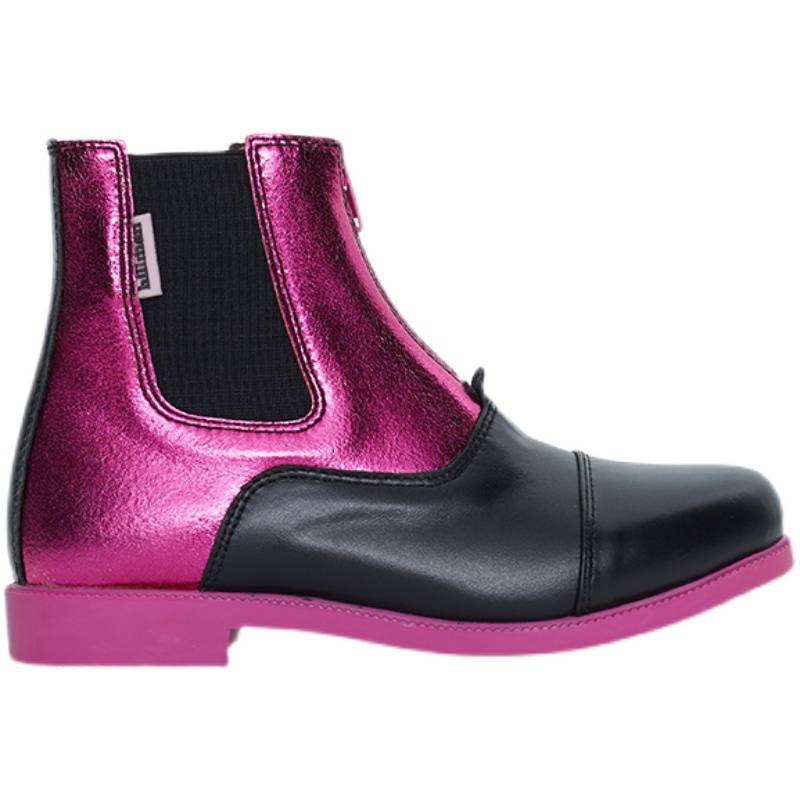 Professional autumn children's equestrian equipment comfortable and breathable children riding horse boots anti -slip disorders short boots female