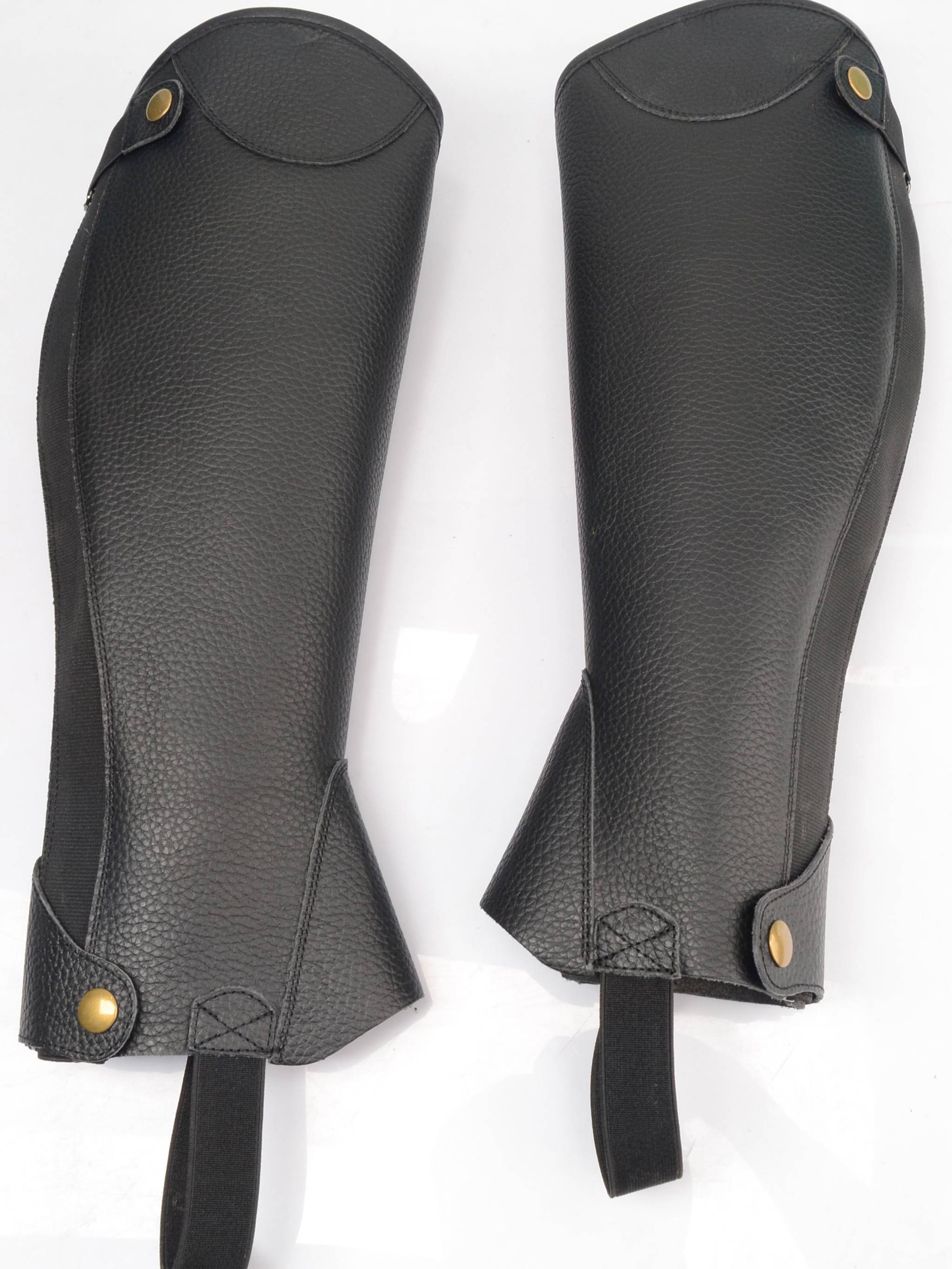 Leather equestrian products horse boots, legs, super fibrous adult children, ride, Chapus cowhide comfort, breathable and wear -resistant