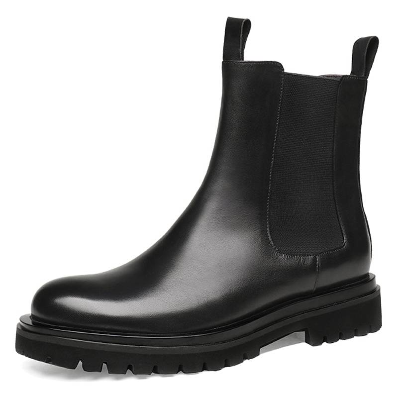 Cowhide Martin Boots Male Solder Locomotive Leather Boot Boots Single Boots Men's Boots Male Boots denim Knight Boots Chelsea Boots