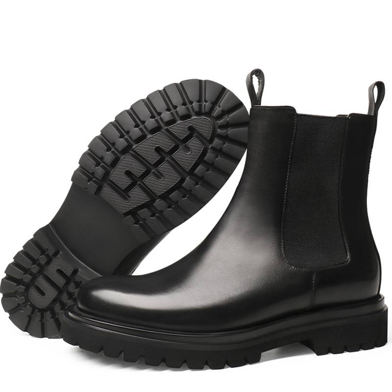 Cowhide Martin Boots Male Solder Locomotive Leather Boot Boots Single Boots Men's Boots Male Boots denim Knight Boots Chelsea Boots