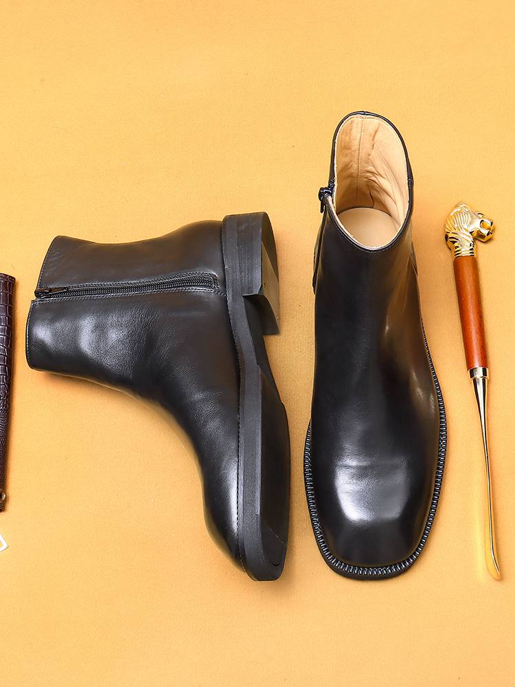 Martin Bootsman's 2024 new real leather shoes for Chelsea boots in the autumn and winter
