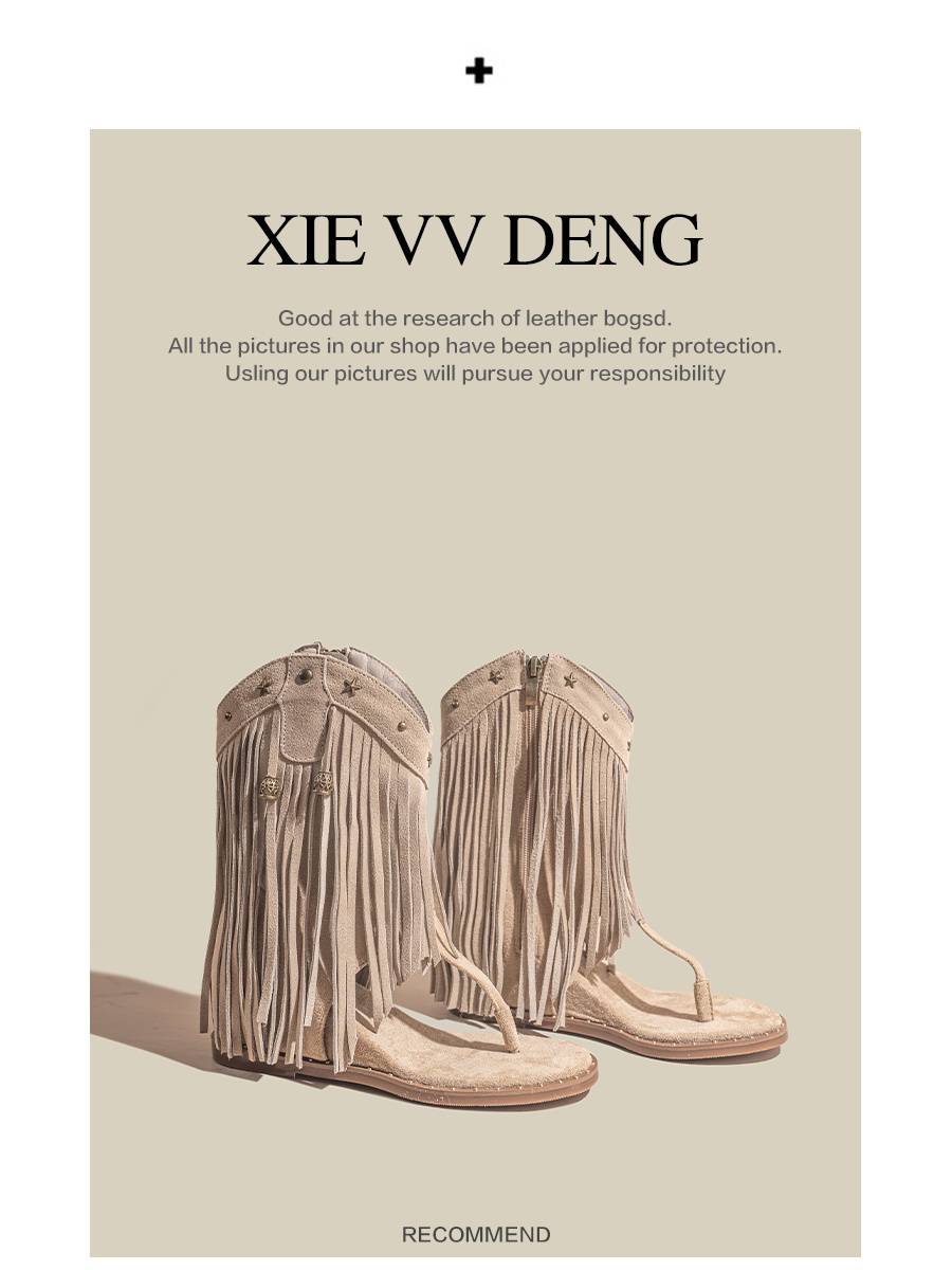 "Shoes" in 2024 new leather Roman sandals women's rivet slope retro healing uplifted toes jupering boots