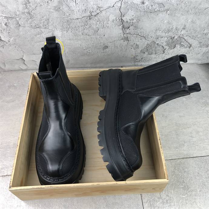 Mona same big head Martin boots men's new summer boots hollow mesh gauze breathable British smoke boots and boots