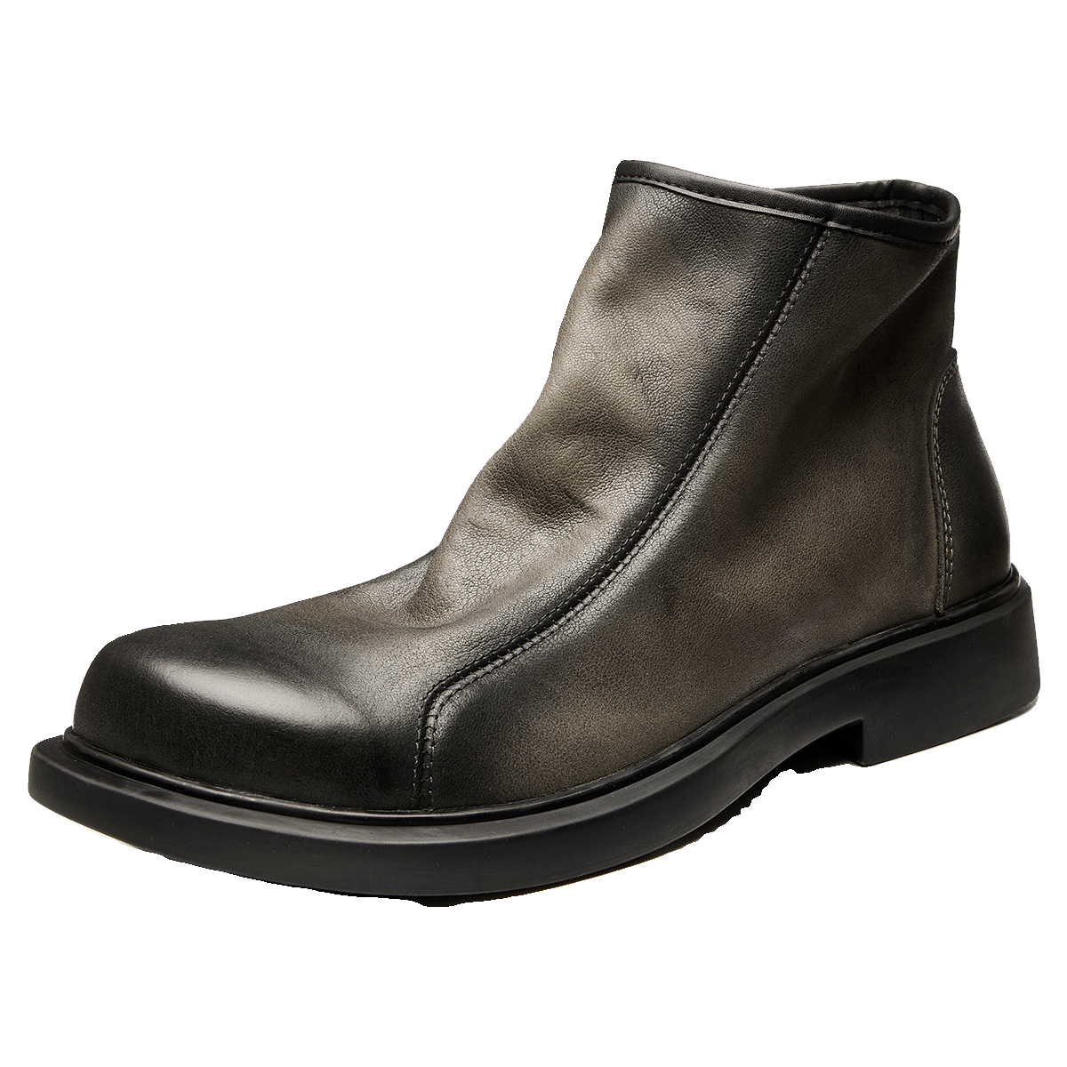 Rhodmekcheci boots men's summer leather breathable and thick bottom fashion business British style casual Martin boots