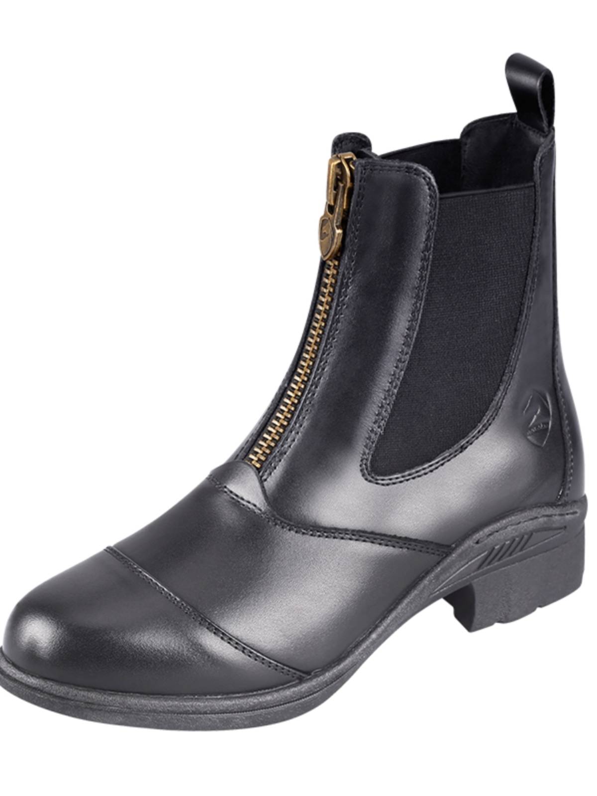 Cavassion Equestrian Boot Boots Boot Boots Men's Women and Women's Cow Pagot Zippentry Female Rock Horse 8106002
