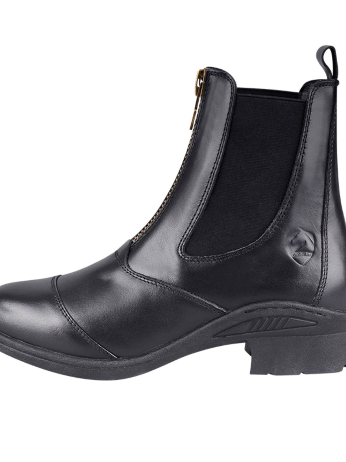 Cavassion Equestrian Boot Boots Boot Boots Men's Women and Women's Cow Pagot Zippentry Female Rock Horse 8106002
